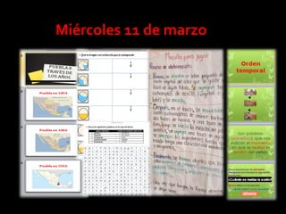 Miércoles 11 de marzo
 