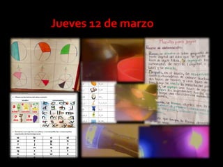 Jueves 12 de marzo
 