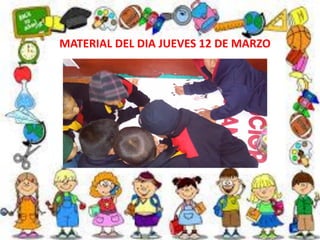 MATERIAL DEL DIA JUEVES 12 DE MARZO
 