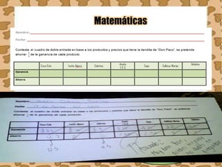 Matemáticas
 