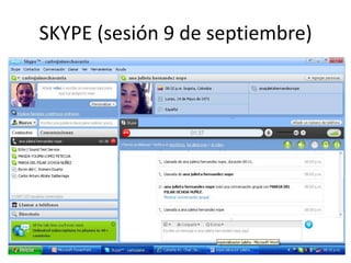 SKYPE (sesión 9 de septiembre)  