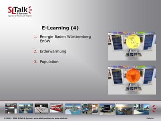 E-Learning (4)<br />Energie Baden WürttembergEnBW<br />Erderwärmung<br />Population<br />