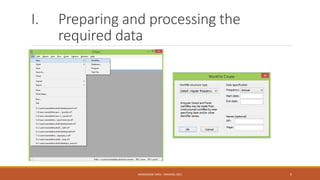I. Preparing and processing the
required data
NASREDDINE DRIDI : TRAINING 2021 5
 