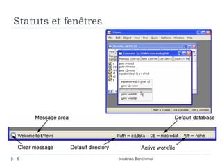 Statuts et fenêtres




6                     Jonathan Benchimol
 