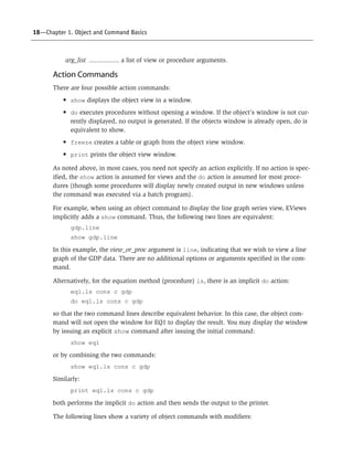 E views 9 command ref | PDF