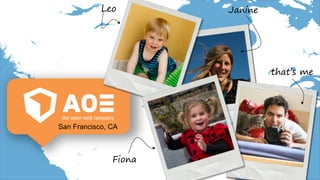 San Francisco, CA
Janine
Fiona
that’s me
Leo
 