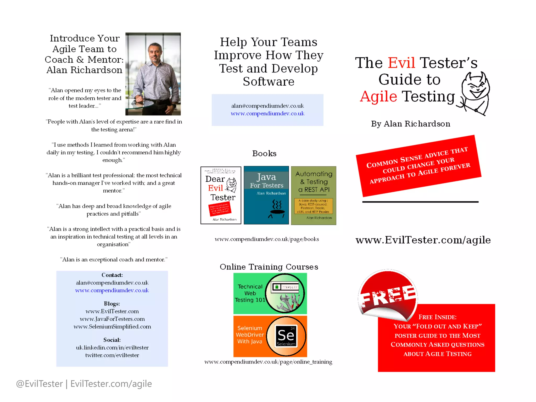 @EvilTester | EvilTester.com/agile
 