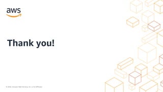 © 2020, Amazon Web Services, Inc. or its Affiliates.
Thank you!
 