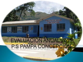 EVALUACION ANUAL 2015
P.S PAMPA CONCEPCIÓN
 