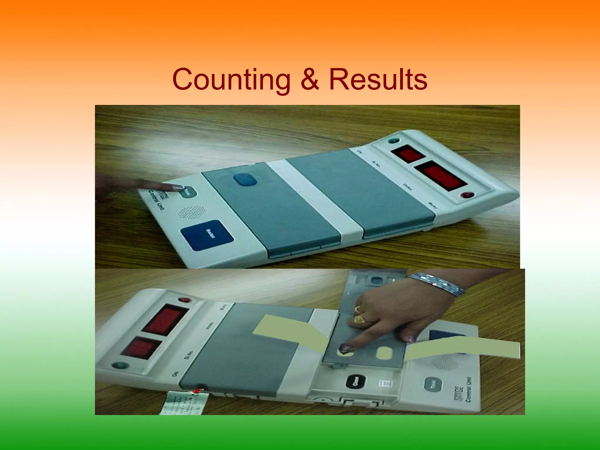 Counting & Results 
 