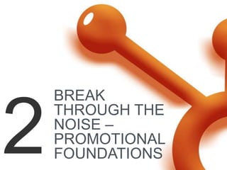 BREAK
THROUGH THE
NOISE –
PROMOTIONAL
FOUNDATIONS
 