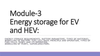 Kno Module ev module 3.ppt.and notes of EV to kno6a | PPTX