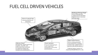 FUEL CELL DRIVEN VEHICLES
 