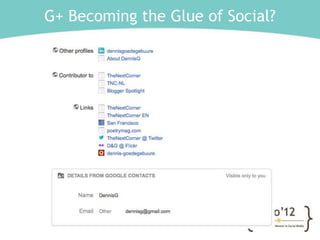 Get in the Spotlight


    How will you be able to get more links in a
    world with a disappearing link graph?
    • Kee...