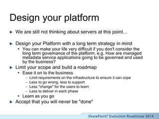 Evo conf - SharePoint for the first time | PPT