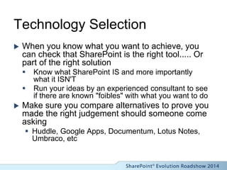Evo conf - SharePoint for the first time | PPT