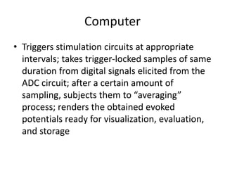 Evoked potentials (1) | PPTX