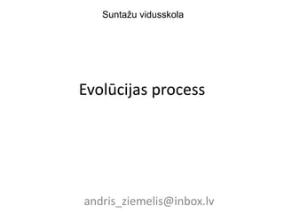 Evolūcijas process
