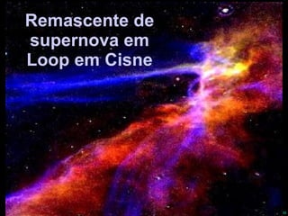 Remascente de supernova em Loop em Cisne 