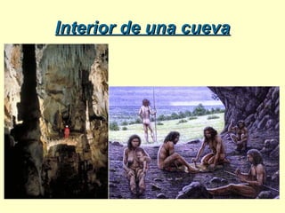 Interior de una cuevaInterior de una cueva
 