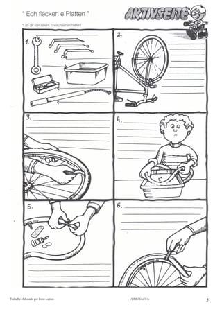 Trabalho elaborado por Irene Lemos                                                                                                       A BICICLETA  5
 