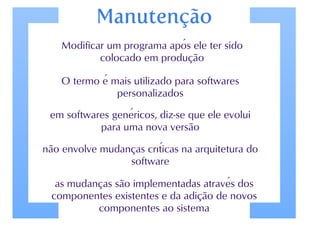 Evolucao de software - parte 2