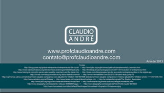 Evolução de um Empreendedor