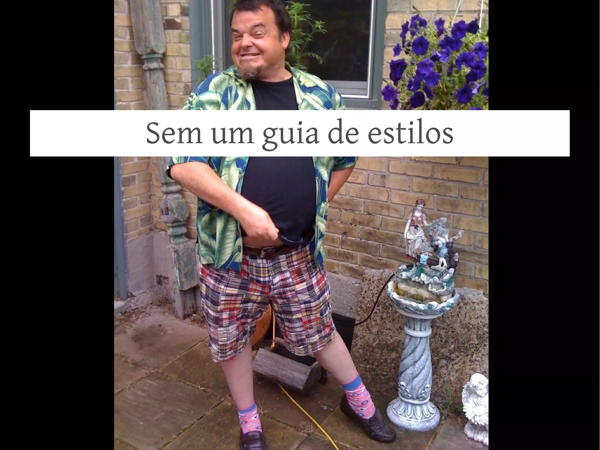 Sem um guia de estilos
 