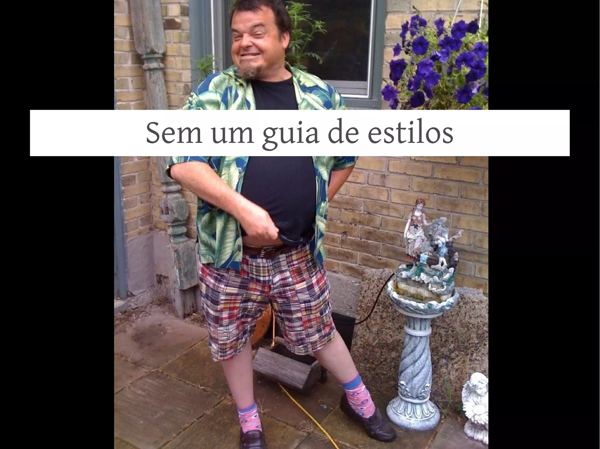 Sem um guia de estilos

 