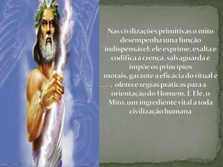 mito não é lenda, mas verdade. 