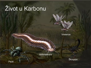 Ţivot u Karbonu



                           Vretence




            Arthropleura

                                 Škorpion
 Pauk
 