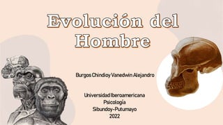 Burgos Chindioy Vanedwin Alejandro
UniversidadIberoamericana
Psicología
Sibundoy-Putumayo
2022
 