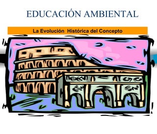 EDUCACIÓN AMBIENTAL La Evolución  Histórica del Concepto 