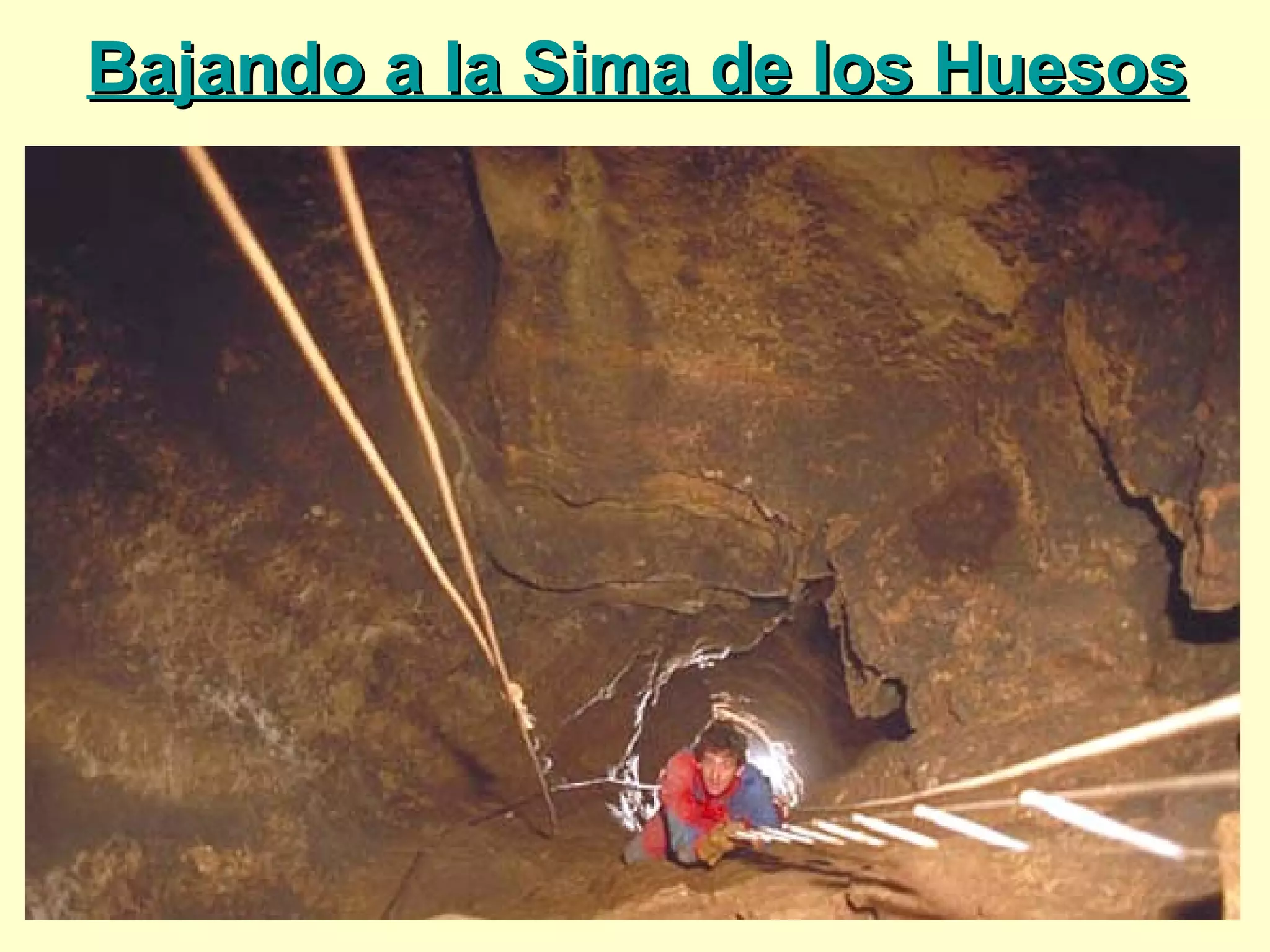 Interior de una cueva 