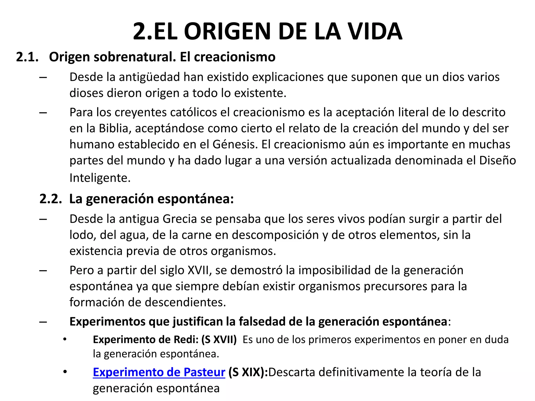 Evolución y origen de la vida | PDF