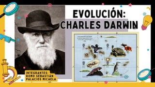 EVOLUCIÓN:
CHARLES DARWIN
EVOLUCIÓN:
CHARLES DARWIN
INTEGRANTES:
ROMO SEBASTIÁN
PALACIOS MICAELA
 
