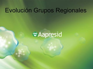 Evolución Grupos Regionales
 