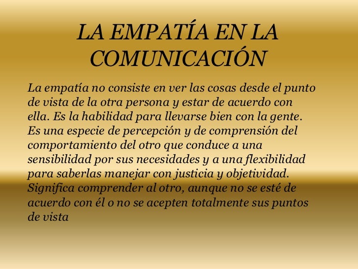 Resultado de imagen para empatia en la comunicacion
