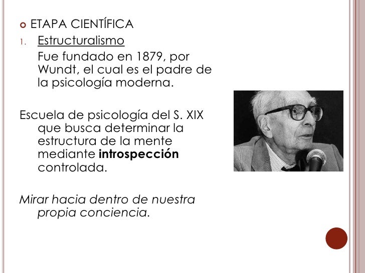 Evolución de la psicología etapas