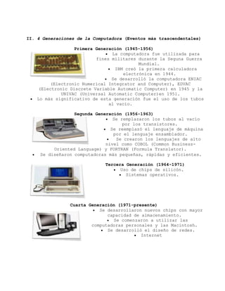 CORTE I EvolucióN De Las Computadoras