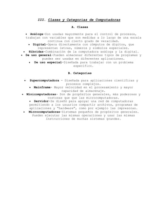 CORTE I EvolucióN De Las Computadoras