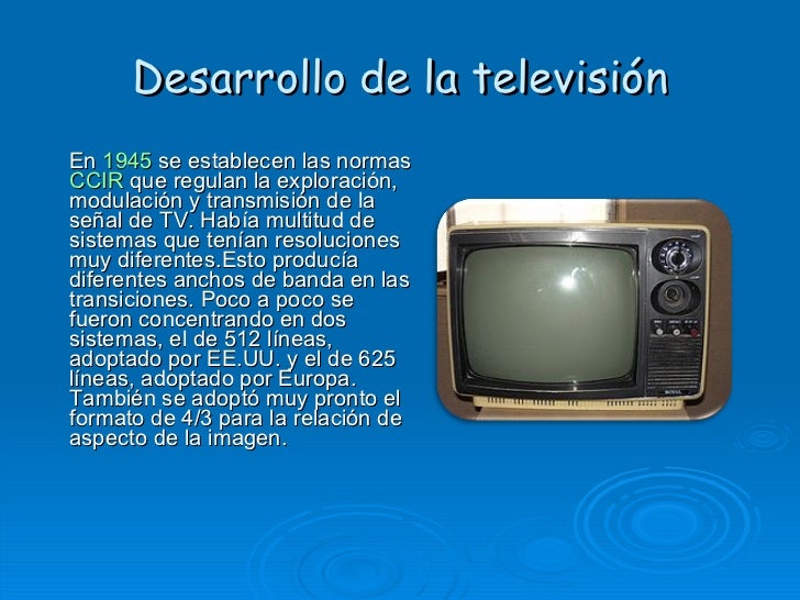 Evolución De La Televisión