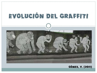 Evolución del Graffiti Gómez, V. (2011) 