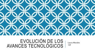EVOLUCIÓN DE LOS
AVANCES TECNOLÓGICOS
Laura Morales
10F
 