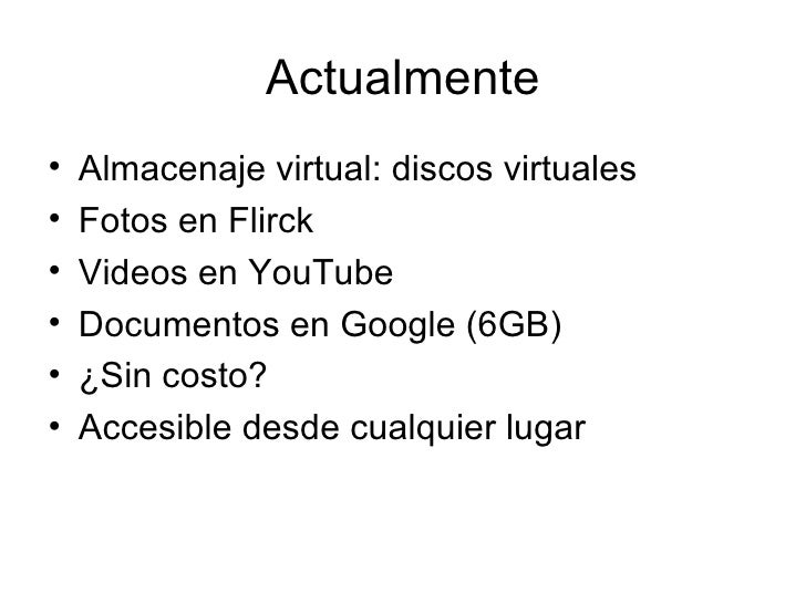 Evolución de los medios de almacenamiento