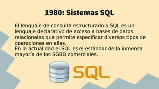 Sql Estandar Evolución de los sgbd | PDF