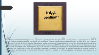 Evolución del procesador | PPT