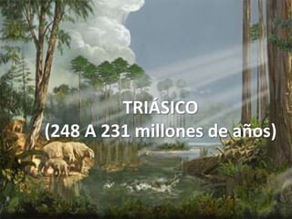 TRIÁSICO
(248 A 231 millones de años)
 