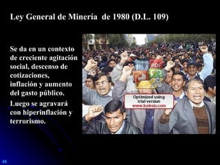 EVOLUCIÓN HISTÓRICA DE LA ACTIVIDAD MINERA EN EL PERÚ | PPT