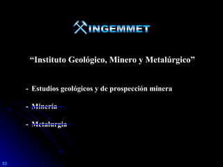 EVOLUCIÓN HISTÓRICA DE LA ACTIVIDAD MINERA EN EL PERÚ | PPT